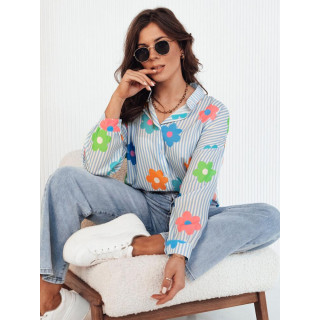 Oversize majica z rožicami