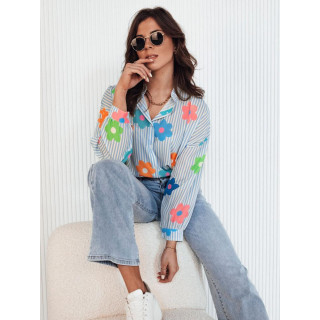 Oversize majica z rožicami