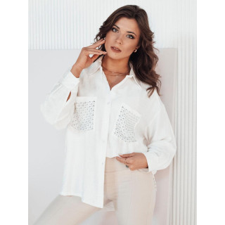 Dolga bela ženska srajca