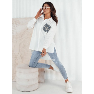 Dolga ohlapna bela srajca