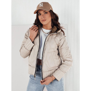 Ženska dvostranska rjava jakna