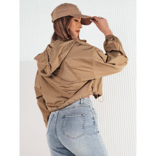 Ženska spomladanska jakna v bež barvi