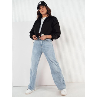 Črna ženska pomladna jakna