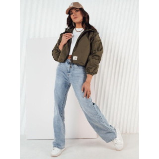 Zelena pomladna ženska jakna