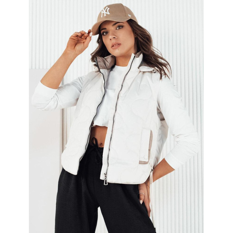 Bel prešit ženski telovnik