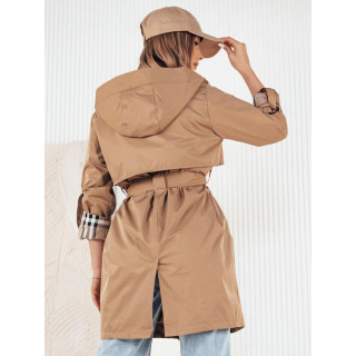 Ženska prehodna parka v bež barvi
