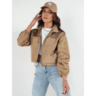 Ženska kratka bež jakna