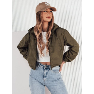 Kratka zelena ženska jakna