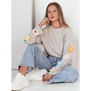 Oversize jopica s pisanimi rožicami