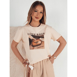 Ženska breskev majica s potiskom