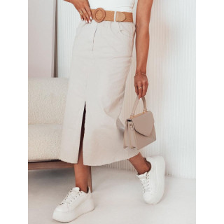 Dolgo bež krilo z razporkom