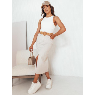 Dolgo bež krilo z razporkom