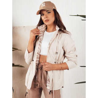 Bež dvostranska ženska parka