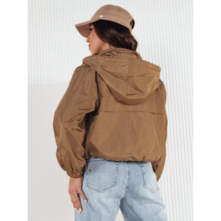 Kratka rjava ženska jakna