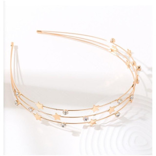 Eleganten naglavni trak z zvezdicami