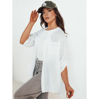 Ženska bela srajca z žepi