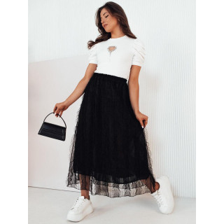 Ženska bela bluza s srčkom