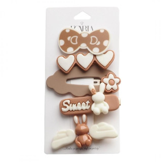 Otroški set 5 sponk za lase