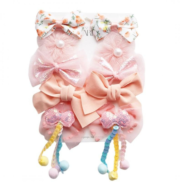 Dekliški set 10 pentlj za lase