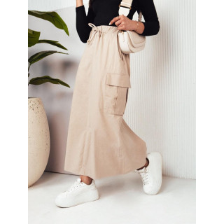 Svetlo bež žensko maxi krilo