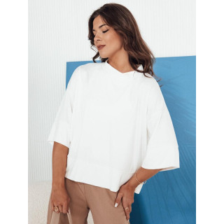 Ohlapna ženska bela bluza