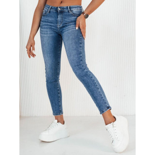 Ženske skinny jeans hlače v modri barvi
