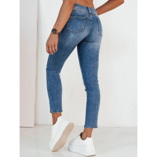 Ženske skinny jeans hlače v modri barvi