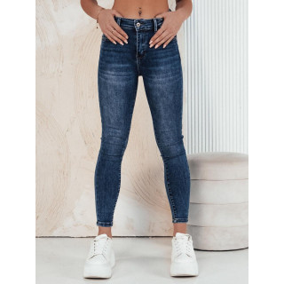 Ozke modre ženske kavbojke