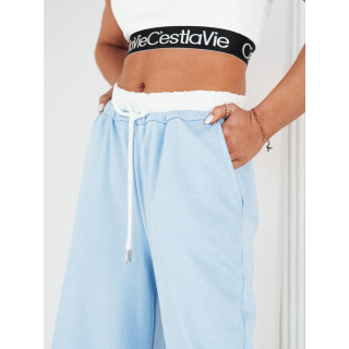 Ženske široke svetlo modre hlače