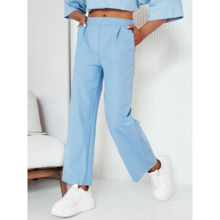 Široke ženske svetlo modre hlače