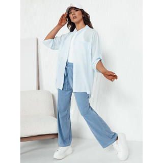 Svetlo modre široke hlače