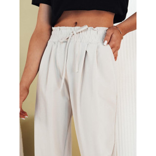 Bež ohlapne ženske hlače