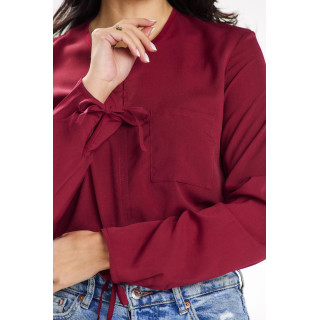 Casual ženska bordo bluza