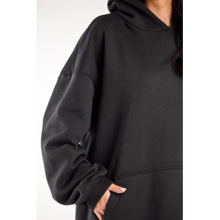 Oversize ženska temno siva jopica