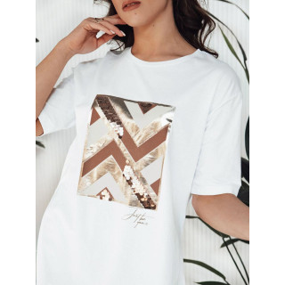 Daljša ženska majica s potiskom