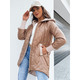 Pomladna ženska jakna zlate barve