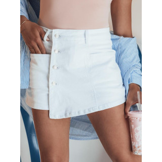 Belo žensko krilo-kratke hlače