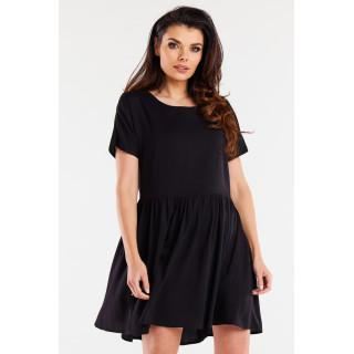 Črna ženska poletna obleka