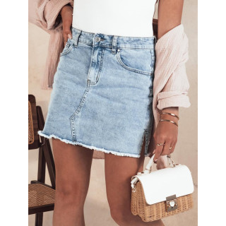 Svetlo modro žensko krilo iz jeansa