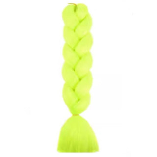 Sintetične lasne kitke v barvi limete