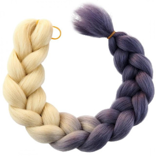 Ombre vijoličen lasni vložek