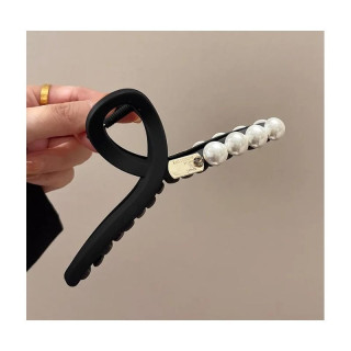 Črna okrasna sponka za lase