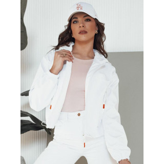 Ženska bela prehodna jakna