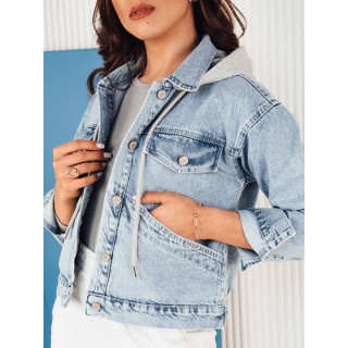 Ženska rebrasta jakna s kapuco