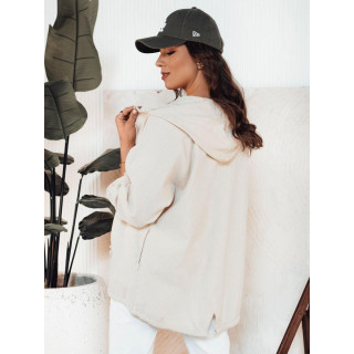 Ženska ohlapna svetlo bež jakna