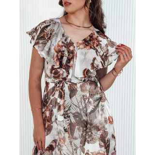 Ženska maksi obleka z vzorcem