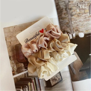 Komplet 3 gumic iz frotirja v svetlih barvah