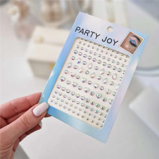 Okrasni lepljivi kristali za telo in obraz