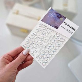 Lepilni kristali za telo in obraz