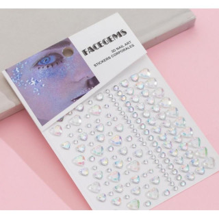 Lepilni kristali za telo in obraz